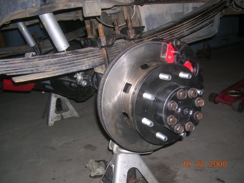 1985 Ford Bronco - axle shafts in....