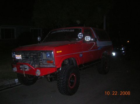 1985 Ford Bronco - and would you believe it...back on 4 wheels....