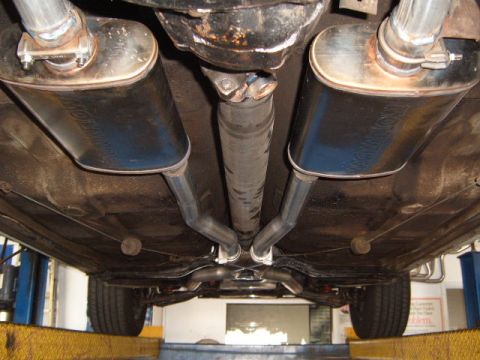 1973 Ford Ranchero - 2.5 magnaflows with x-pipe