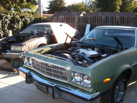 1973 Ford Ranchero - 73 ranchero with 5.0 aod from donnor 89 lsc