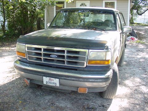 1994 Ford Bronco - i'm not an Auburn fan...just haven't took it off yet Roll Tide baby!