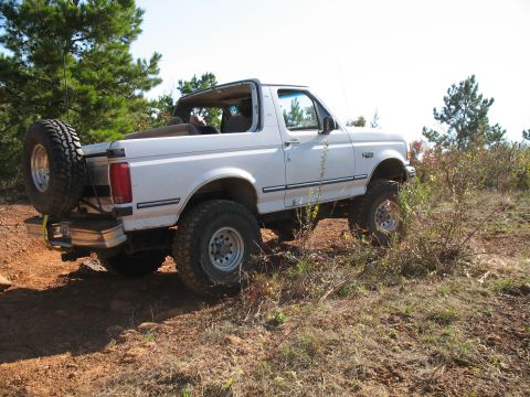 1993 Ford Bronco - Made it to the top with ease.
