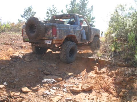 1993 Ford Bronco - over the ledge
