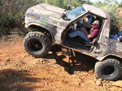 1993 Ford Bronco - On the 2nd, bigger ledge.