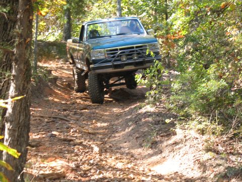 1993 Ford Bronco - 'nother trail; this is the one that Joe almost died on...