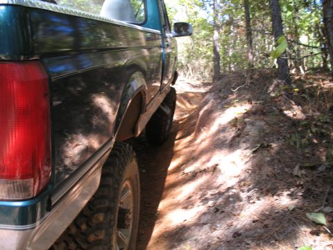 1993 Ford Bronco - it's so loooooooooooong!! It's a kinda neat pic, wish it'd come out a little clearer though...