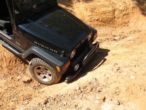 1993 Ford Bronco - hehe, the bumper's eating a little dirt