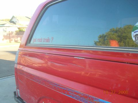 1985 Ford Bronco - new damage