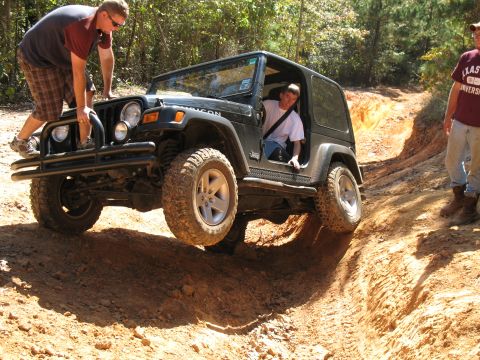 1993 Ford Bronco - Will provided ballast and the rest was cake...no pics of when the front was highest...of course...