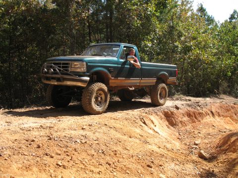 1993 Ford Bronco - made it with ease and backed outta the way