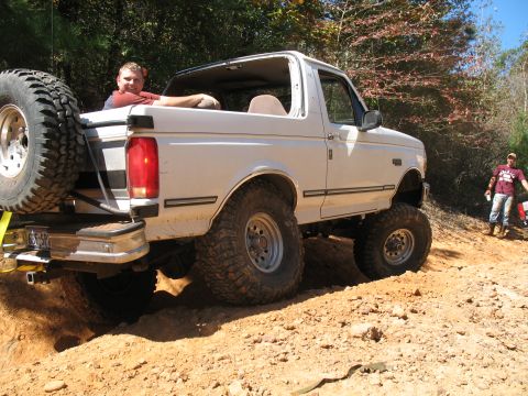 1993 Ford Bronco - Stuffed....and Will looks like he just farted in a hot tub...