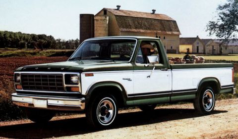 1984 Ford F-250 - 81 Ranger Spruce/White