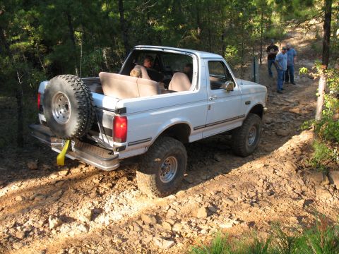 1993 Ford Bronco - On the way down