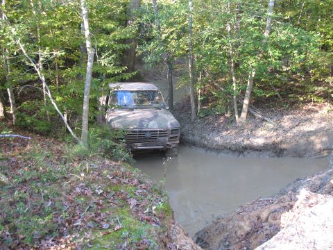 1993 Ford Bronco - and then Muddy Jack found some mud....his eyes lit up like a kid at Christmas...