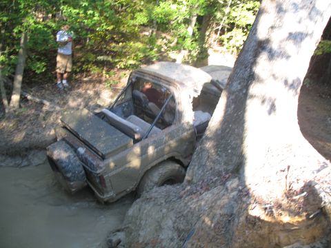 1993 Ford Bronco - bypass is no problem for the Bronco. Check out the mud line on the spare