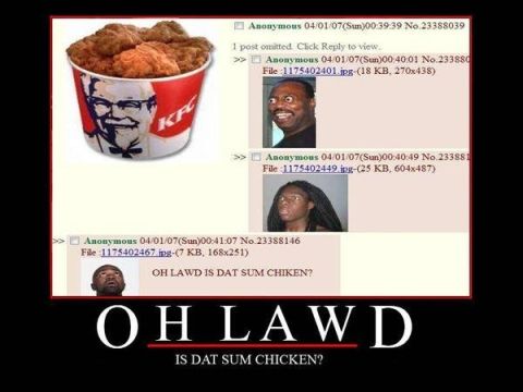 2006 Ford E350 - This meme combines a KFC bucket with reaction images and text about chicken.