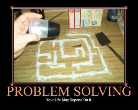 2006 Ford E350 - A humorous image depicting a salt maze on a kitchen counter, illustrating problem-solving.