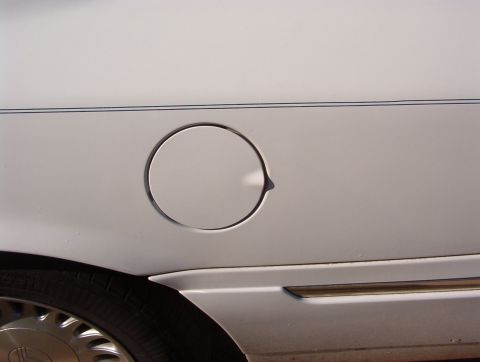 1998 Mercury Grand Marquis - This car was built with a simple flap fuel door, but with the cost of gas, I want a LITTLE more security.