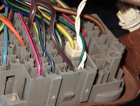 1998 Mercury Grand Marquis - The terminal goes right back in, and the new wiring will be discrete.