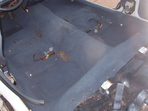 1998 Mercury Grand Marquis - The more I looked at the carpet, the less I liked what I saw. This is AFTER I hauled out several handfuls of garbage. I had to pull the L t…