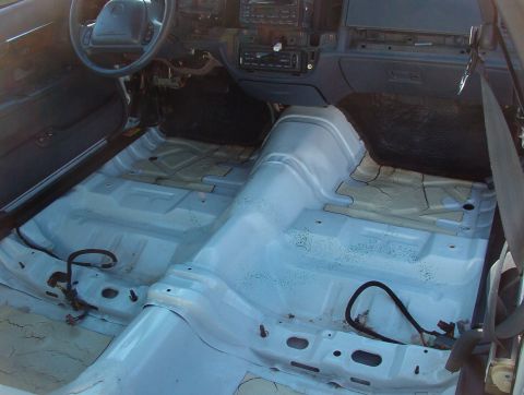 1998 Mercury Grand Marquis - This is AFTER vacuuming - it was pretty bad.