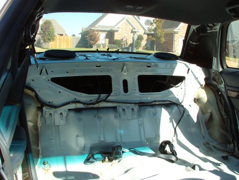 1998 Mercury Grand Marquis - This is AFTER vacuuming - it was pretty bad.