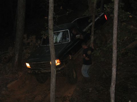 1993 Ford Bronco - this is actually a lot further down the trail. Joe and I drove on quite a ways, then walked back to get some pics of Will