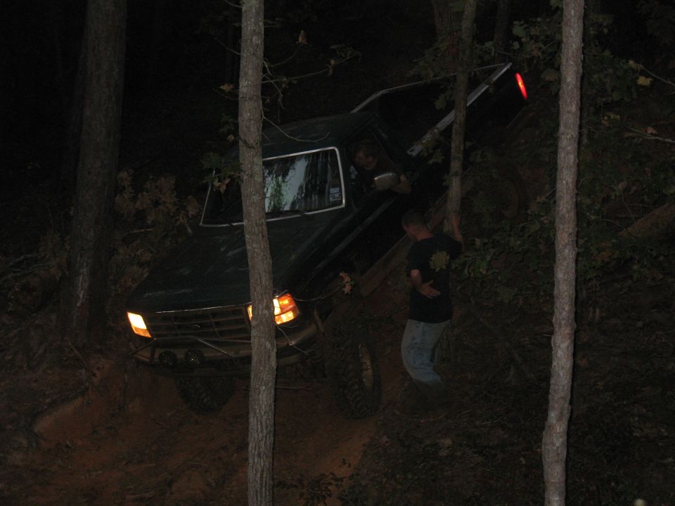 this is actually a lot further down the trail. Joe and I drove on quite a ways, then walked back to get some pics of Will