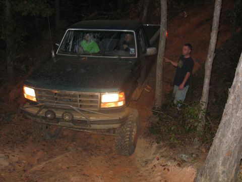 1993 Ford Bronco - moving on; Will looks excited/nervous
