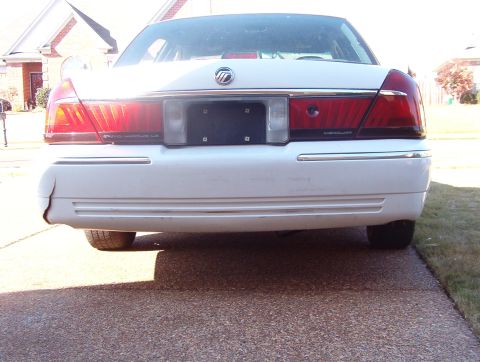 1998 Mercury Grand Marquis - The car was bottomed pretty hard (slight damage to the EVAPS tray), and the bumper cover was ripped. Both corners are damaged, as well as a…