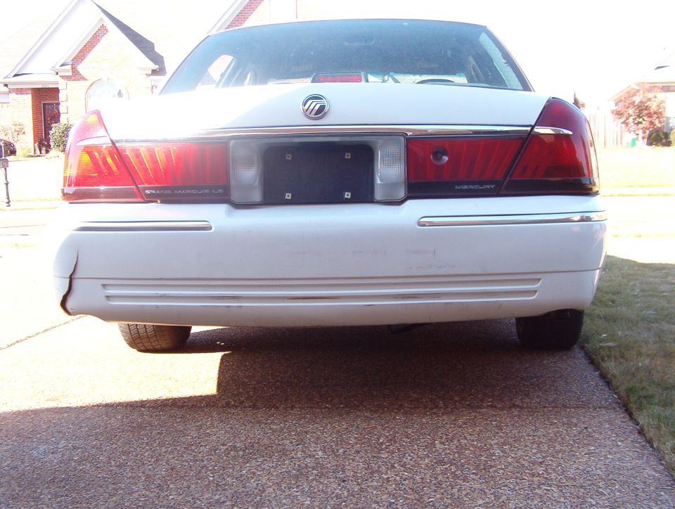 The car was bottomed pretty hard (slight damage to the EVAPS tray), and the bumper cover was ripped.  Both corners are damaged, as well as at least 1 crack near the license plate.