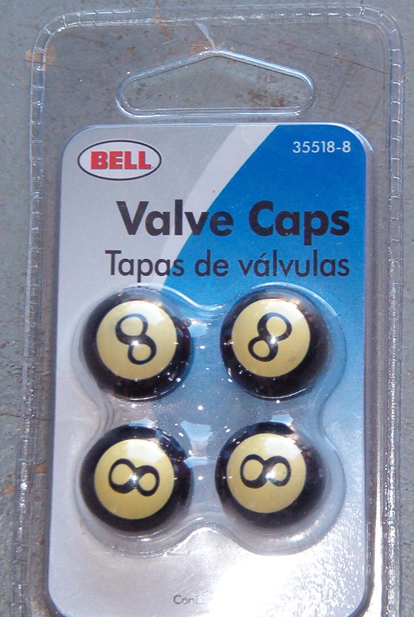 8-Ball Valve Caps

Don't ask me how I ended up with these.