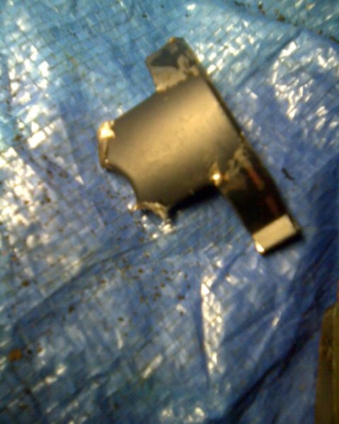 1989 Ford Bronco - this metal piece broke off and this was held by one of the allen head screws behind the column