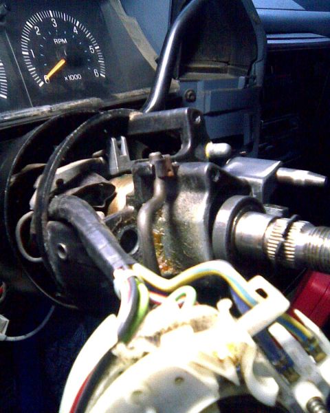 1989 Ford Bronco - i tore down the colum removed tha snap ring and bearing, but was not able to separate the upper assembly from the bottom so i can use some…