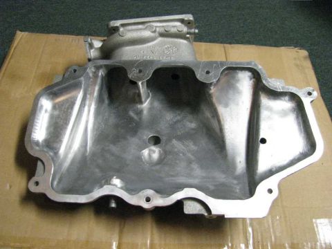 2003 Mercury Marauder - This is an aluminum intake manifold, likely for a performance engine, with a "SUPERMOTORS" logo visible.