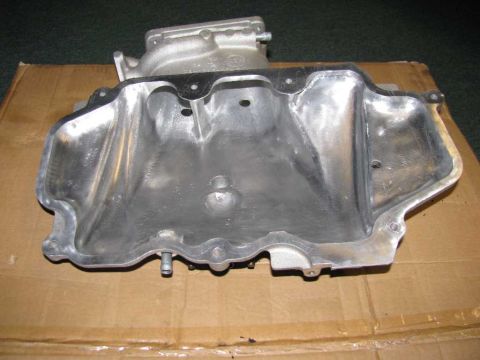 2003 Mercury Marauder - An aluminum intake manifold, likely modified for performance, is shown from a top-down perspective.