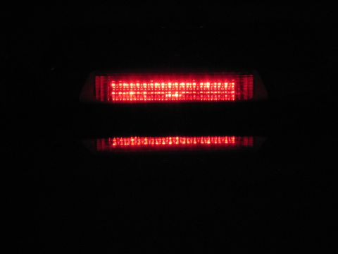 2004 Ford Crown Victoria - This was a low exposure so you could see the light output pattern and how it varies from the stock bulbs.