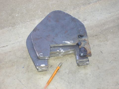 1996 Ford Bronco - These custom metal brackets appear to be fabricated for a specific automotive application.