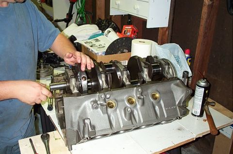 1978 Ford Bronco - Crank and Mains all installed.