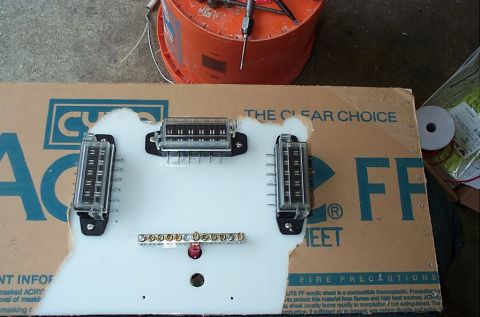 1978 Ford Bronco - New fuse panel / relay board under way.