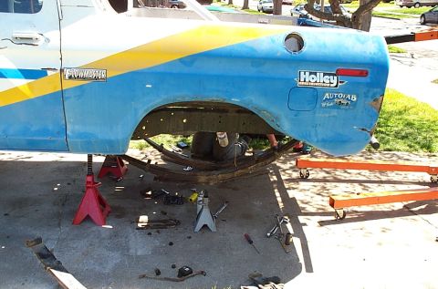 1978 Ford Bronco - 4" leafs going in.