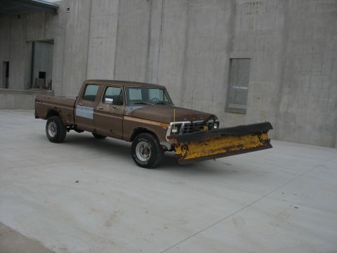 1978 Ford F-250 - This 1978 Ford F-250 pickup truck is equipped with a front-mounted snow plow.
