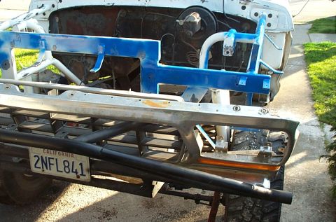 1978 Ford Bronco - Painting has begun.