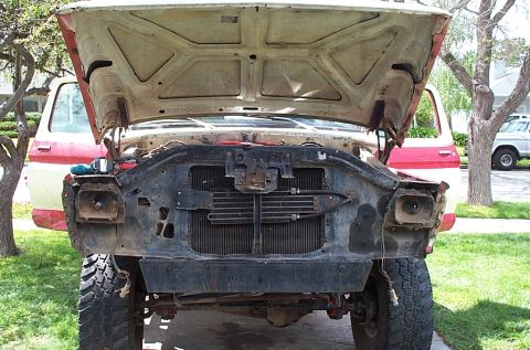 1978 Ford Bronco - Stripping the old Red and White.