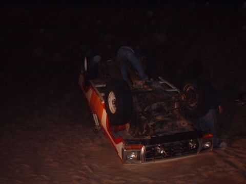 1978 Ford Bronco - The Rubber is pointing the wrong way. (I was Not driving.)