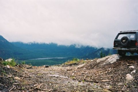 1985 Ford Bronco - Salisbury Lake looking south from the rock