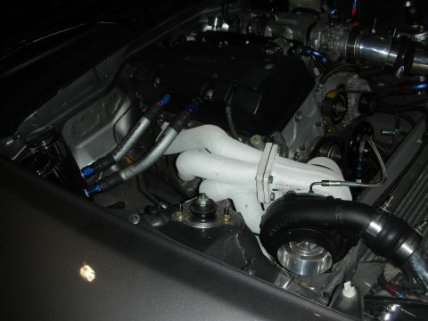 1998 Ford Crown Victoria - Custom engine modifications including a turbocharger and aftermarket fuel lines are visible.
