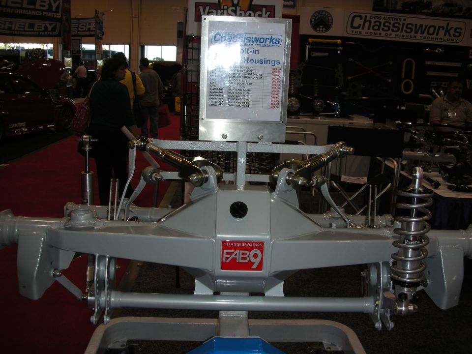 Rear axle assembly with Chassisworks FAB9 branding