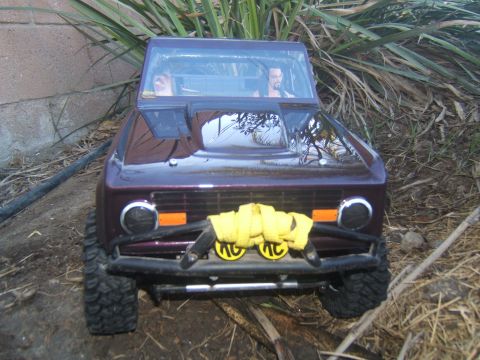 1988 Ford Bronco - This RC crawler is a model of a vehicle, not a real car.