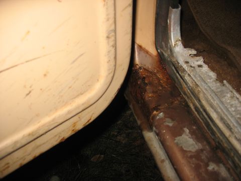 1978 Ford F-250 - Front of Driver's side front door.